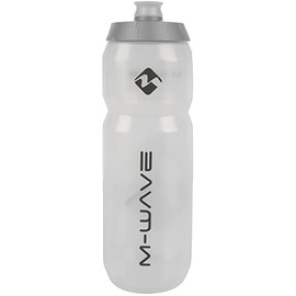 M-Wave Unisex - Adult PBO 750 Water Bottle, Transparent, 750 ml