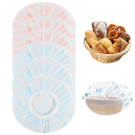 Pack of 6 Fermentation Foil Covers for Food - 30 cm (approx. 11.8 Inches) - Tear-Resistant for Baking, Fermentation & Kitchen, Seals Food Fresh, Reusable for Freezer Boxes & Camping