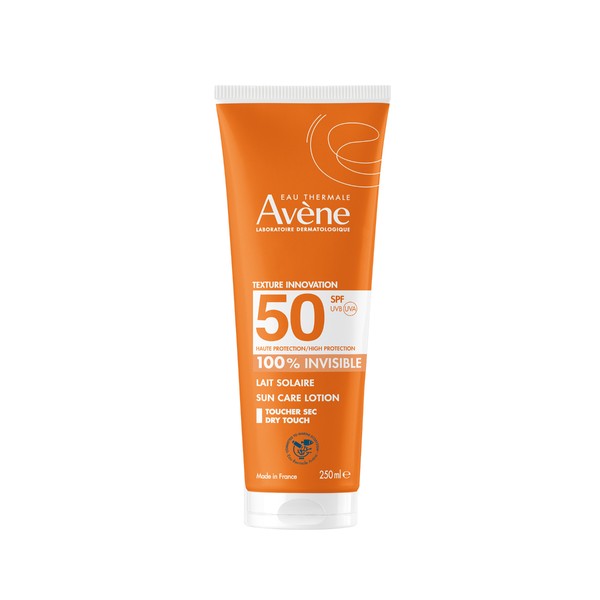 Avene Lait Solaire Spf50 100% Invisible Sunscreen for Face &