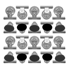 Magnetize-It! Neodymium Clip Magnet- 30MM x 40MM Magnets - 20 Pack - Rare Earth Magnets, Fridge Magnets, Refrigerator Magnets, for Crafts, Office Magnets, Extra Strong Magnets