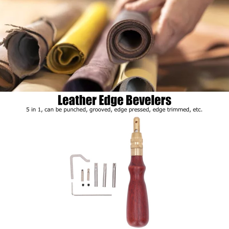 5 in 1 Leather Stitching Groover High Carbon Steel Incisive