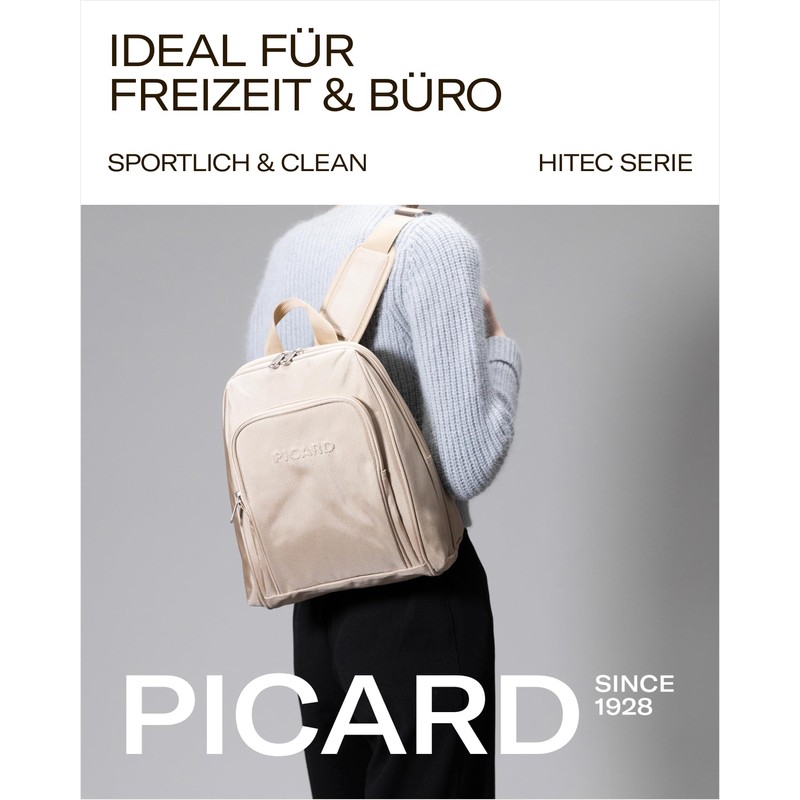Picard HITEC 3585 Backpack Nylon Brown, coffee, S, Casual