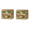 YouCare J25018 mini baking cups, Brown 2 pack