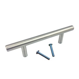 (1 Piece, L: 5 Inch CC: 3 Inch) Swiss Kelly Hardware Stainless Steel Kitchen Cabinet Handles Drawer Pulls
