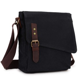 Small Messenger Bag,VONXURY Water Resistant Shoulder Bag Canvas Crossbody Purse for Women Men