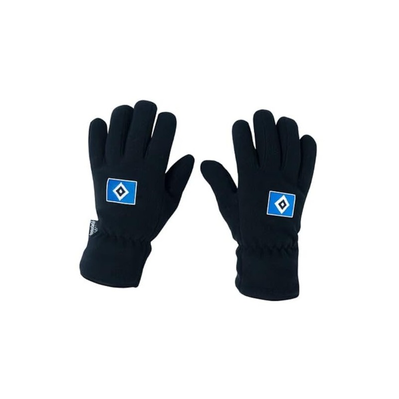 HSV Hamburger SV Thinsulate Fleece Gloves, black