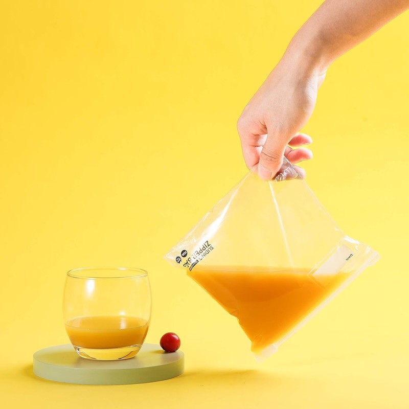 Slider Quart & Gallon Combo Pack, 100 Count, Expandable Bottom,