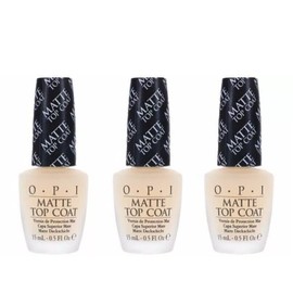 OPI NEW! 3 Pack of OPI Matte Top Coat Nail Polish Lot of 3 Bottles New In Box!