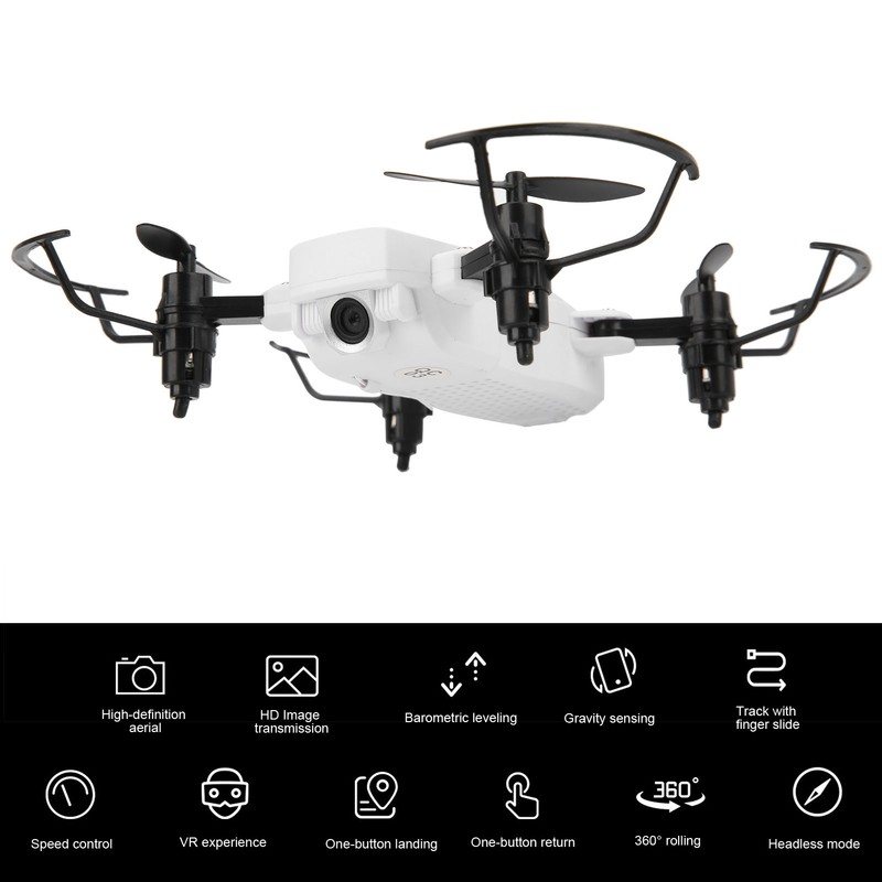 F86 Mini Drone Foldable Doublearm Body Portable Helicopter Stable Flying