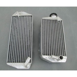 Aluminum radiator & hose for Suzuki RMZ450 RMZ 450 2007 07 (BLUE)