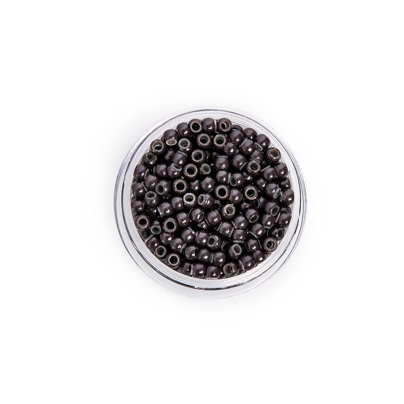 coloryoung 500 PCS Nano Hair Extension Beads Micro anillo forrado
