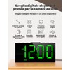 LIORQUE Bedside Alarm Clock, Digital Alarm Clock with Large LED