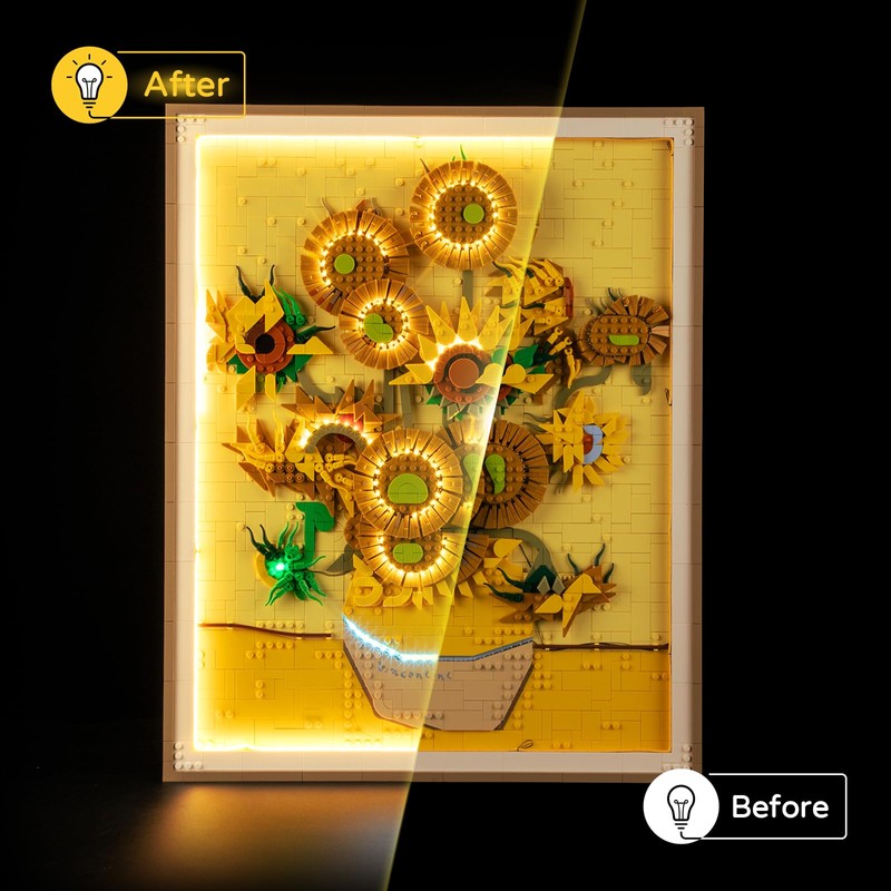 YEABRICKS LED Light for 31215 Art Vincent Van Gogh -
