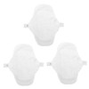 Minkissy Washable Sanitary Towels 3 Pack Cotton Napkin Strong Absorption