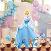 Cnderela Cupcake Topper – Princess Theme Birthday Party Decoration Supplies