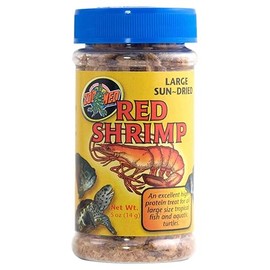 Zoo Med Large Sun-Dried Red Shrimp Aquatic Turtle Food 0.5 oz.