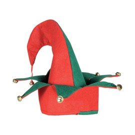 Beistle 1-Pack Felt Elf Hat with Bells