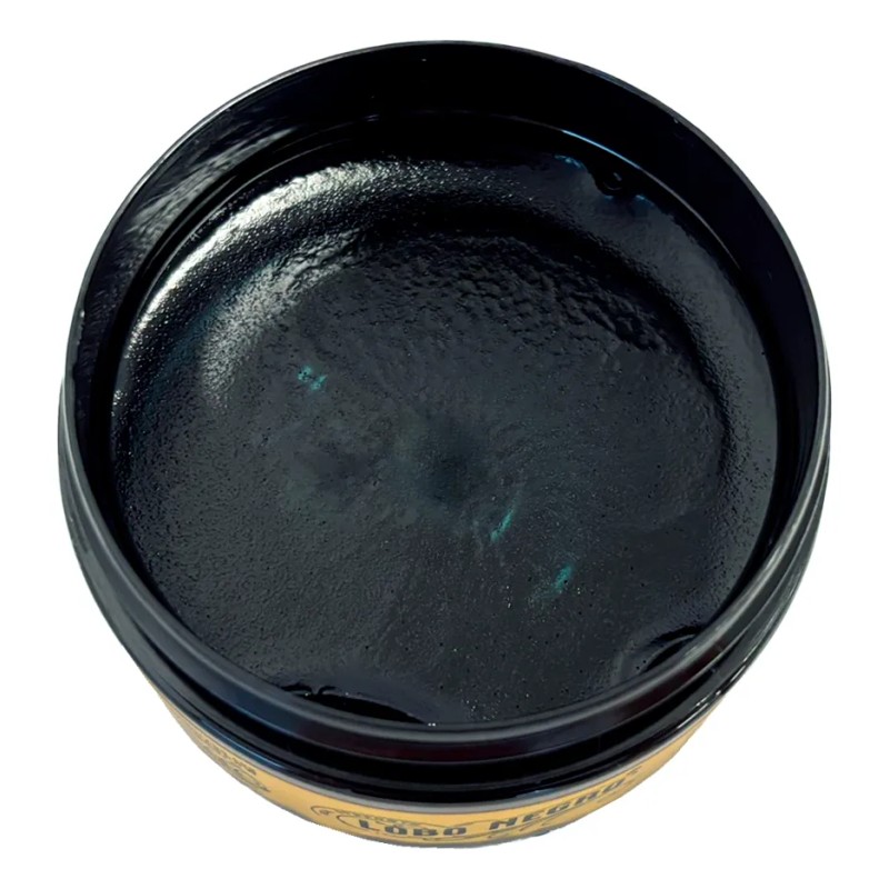 Cera Efecto Brillante Cabello, Barba Y Bigote 85g Lobo Negro