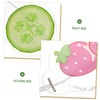 SAFIGLE 3pcs Reusable Cold Eye Masks for Cute Fruit Design