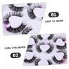 Ipetboom False Eyelashes Lash Extensions Set Comfortable Lightweight for Daily
