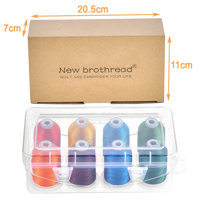 New brothread - 18 Options - 8 Snap Spools of