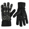 N'Ice Caps Boys Plush Lined Breathable Skeleton Stretch Lightweight Gloves