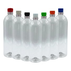 Xena Botellas De Plastico Para Agua Mayoreo 1 Lt Litro Pet X 10