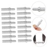 Kisangel 40pcs Nock Tails Accessories 4.2mm Id Silver Aluminum Seat