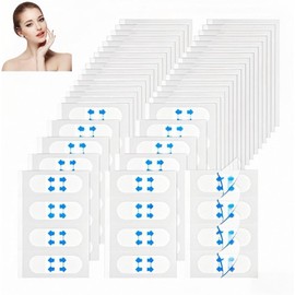 120 Piezas Face Lift Tape para Rostro, Invisible Lifting Facials Parche para Estiramiento, Etiqueta Estiramiento Facials para Cara para Reducir Las Arrugas Faciales de Doble Barbilla y La Piel Flácida