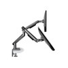 POUT E12 Dual Monitor Arm Mount Stand – Adjustable Full