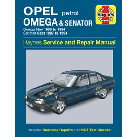 Opel Omega & Senator Petrol (Nov 86 - 94) Haynes Repair Manual (Paperback)