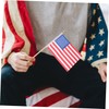 FUNOMOCYA American Flag Stick 40 Mini Flags Handheld for 4th