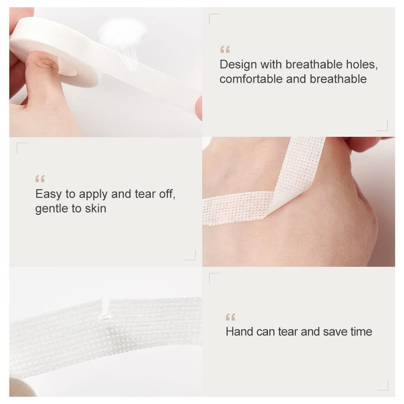 Lunamoon 10 Rolls Eyelash Tape Eyelash Extension Tape Eyelash Tape