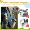 TAKAGI Botella de Agua para Perros 600 ml, Portátil, Antifugas