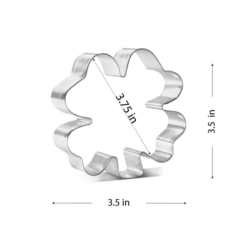 Foose Cookie Cutters Big Four Leaf Clover Cookie Cutter 3.75