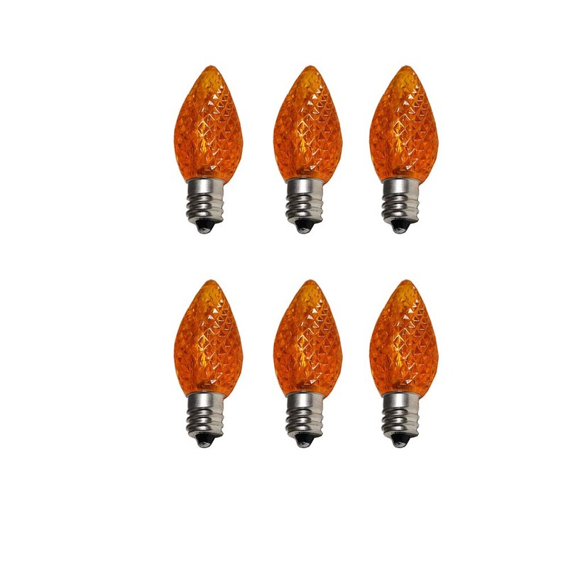 25 Pack C7 Led Replacement Bulbs, Commercial Grade 3 SMD