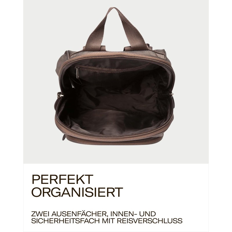 Picard HITEC 3585 Backpack Nylon Brown, coffee, S, Casual