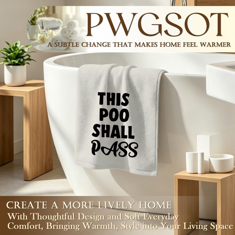 Funny Bathroom Decorative Hand Towels 16x24in