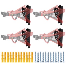 Racewill 4 Packs Jack Stand Holder Wall Mount Organizer Bracket Rack Fits 4 & 5 & 6 Ton Jack Stands