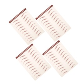 Healeved Natural Hair-like Eyebrow Stickers Brown 3d Eyebrow Transfers Perfect for Women