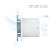 Turbionaire Trend 100 SSS Extraction, Extraction, Ventilation for Bathroom, Kitchen,