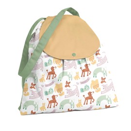 Esembly NEW Day Bag, Wet Dry Bag for Cloth Diapers - Waterproof, Reusable and Washable - Multipurpose for Diaper, Pool, Beach, Gym and Travel with Two Compartments - One Size, Off-Leash