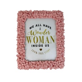 6x8 Antique Pink Picture Frame Vintage Flowers Retro Ornate Photo Frames for Tabletop Display and Wall Mount Horizontal and Vertical (Pink)