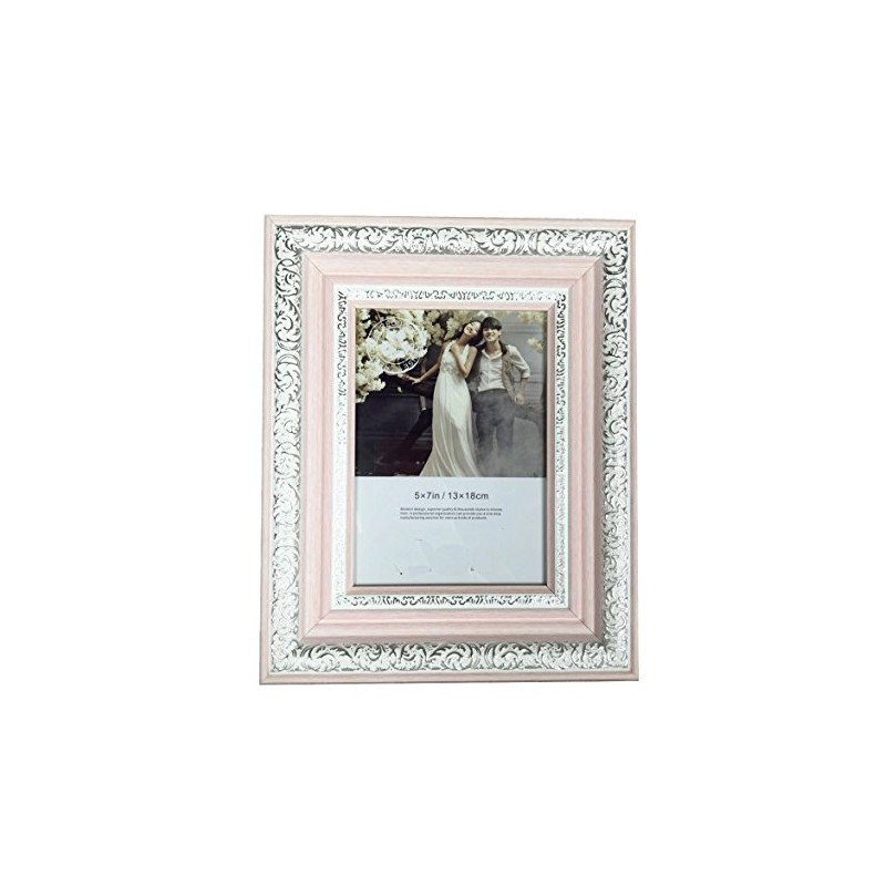 Lilian PC Polymer Environmental Exquisite Desktop Picture Frames, Pink, 8"x10"