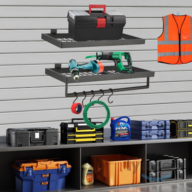 Posnaland Slatwall Shelves, Slatwall Shelf, Slat Wall Accessories, Heavy Duty