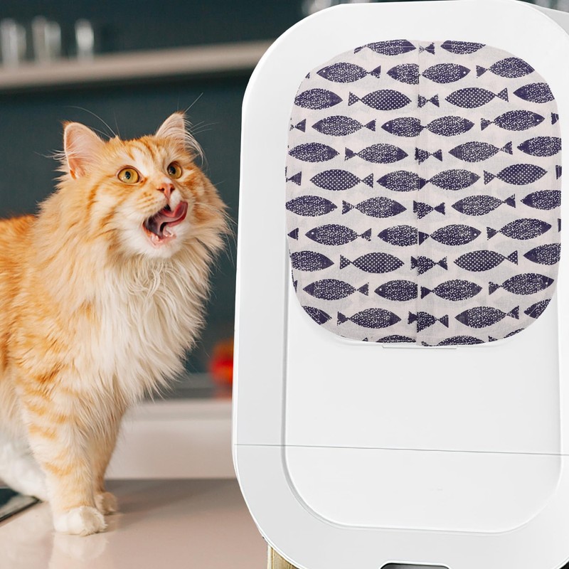 Kisangel Cat Litter Box Curtain, Self Cleaning Litter Case Door