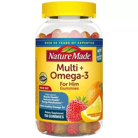 Nature Made Multi for Him Plus Omega-3 Gummies 150ct