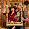 Western Cowboy Photo Booth Props Wild West Wanted Poster Photo