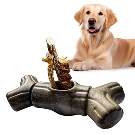 MAFLYXDA Bully Stick Holder for Dogs, BPA-Free Dog Chew Holder Safety Device to Prevent Choking, Long-Lasting Play, Easy to Clean-Fits Various Bully Sticks