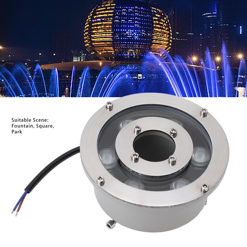 LED Fountain Light High Brightness Stainless Steel LED Fountain Light
